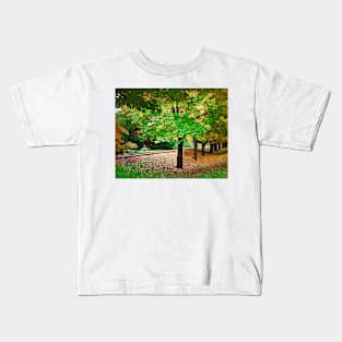 The Trees Line The Track Kids T-Shirt